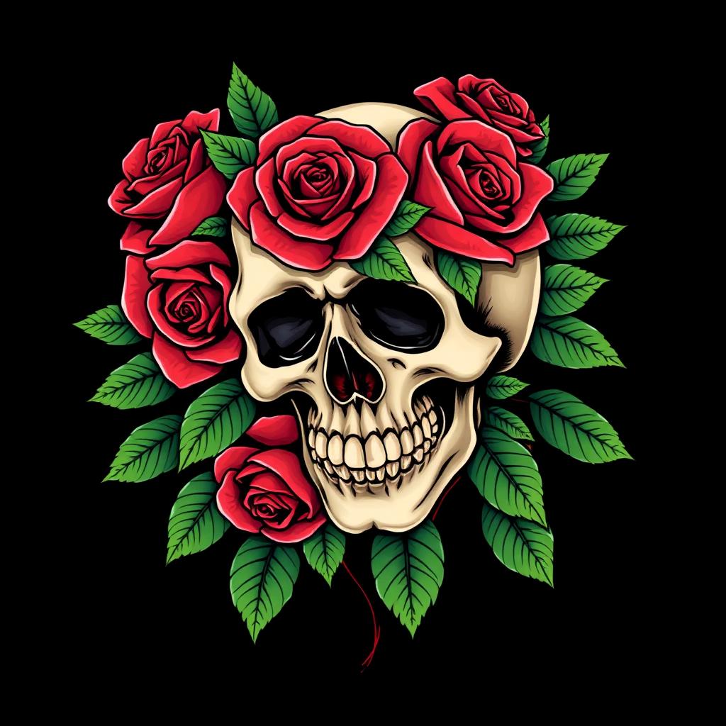 Original Skull & Roses